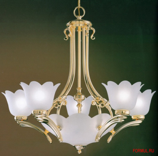 Люстра Possoni Illuminazione 651/5+1 ORO